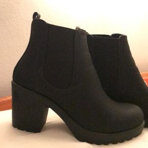 Black booties